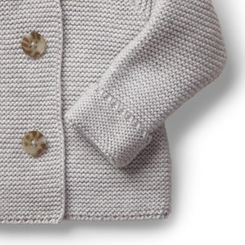 הופ והנרי לייט תינוק ארוך שרוול כפתור קדמי ברדס סוודר