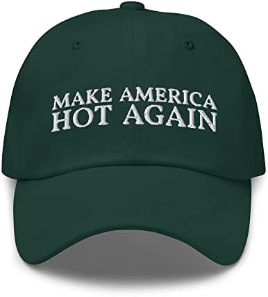 להפוך את אמריקה חם שוב אבא כובע-מצחיק שינוי האקלים רקום כובע
