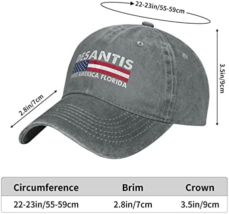 BAGME DESANTIS HAT DESANTIS 2024 הפוך את אמריקה כובע פלורידה לגברים כובעי אבא כובע טרנדי