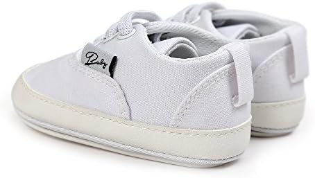 נעלי בד של Sofmuo לתינוק - נעלי נעליים בנות תינוקות פעוטות אנטי -החלקה הולכת ראשונה מחליקים על נעלי עריסה שזה עתה נולדו