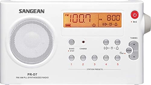 Sangean Pr-D5 רדיו נייד עם כוונון דיגיטלי ו- RD