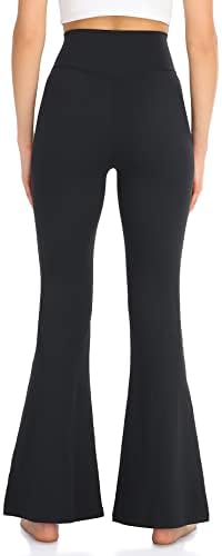 יונוגה קרוסאובר נשים קרוסאובר מתלקות חותלות מכנסי אימון חותמות על פי מכנסי יוגה מותניים גבוהים