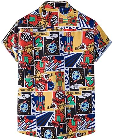 חולצות וינטג 'xxbr לגברים שרוול קצר מפוספס חולצה הוואי כפתור קיץ למטה חולצת טי דקה בכושר חוף מזדמן