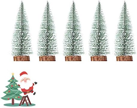 קישוטי הילדות נוביות 5 יחידים מיני עצי אורן חג המולד נוהרים עצי חג המולד נוהרים קישוטי שולחן עבודה לחג המולד קישוטי 20 סמ תפאורה שולחן עבודה