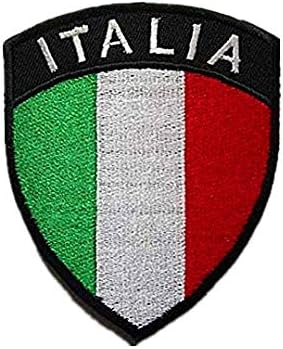 מגן דגל איטליה טקטיקות לולאה של וו צבאי טלאקטיקות מורל רקום