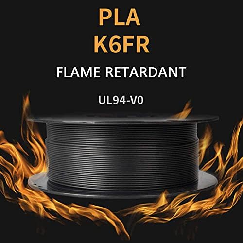 נימה של PLA K6FR 1.75 ממ, נימה של מדפסת תלת מימד, חומר מעכב בעירה, יציבות תרמית גבוהה ללא עגלת עגלת, 1 קג ספול-ווייט_2.85 ממ