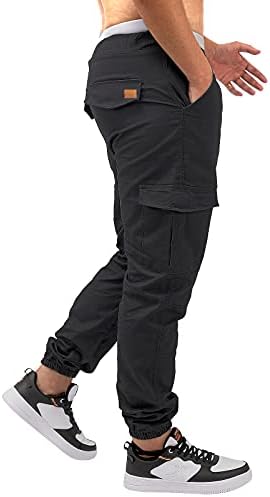 גברים של אופנה רצים מטען מכנסיים מקרית כותנה ספורט מכנסיים כושר מכנסי טרנינג מכנסיים גברים של ארוך צפצף
