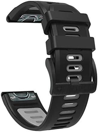 Haodee Quick Fit Silicone Watchband 26 ממ עבור Garmin Fenix ​​7x 6x Pro/5x Plus/3 HR/Enduro/DECTE
