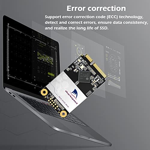 Sharkspeed SSD 1TB MSATA פלוס 3D NAND TLC MINI SATA SSD כונן כונן מצב מוצק פנימי עבור MINI מחברות מחשב טאבלטים PC