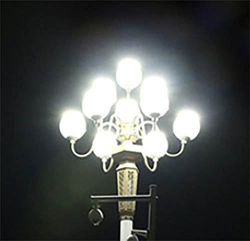 Lazenry LED קיר פמוטים עם מקורות אור למעלה ולמטה, אורות מוסך LED 2 חבילה 100W מתקן תאורת מוסך בורג בהיר במיוחד